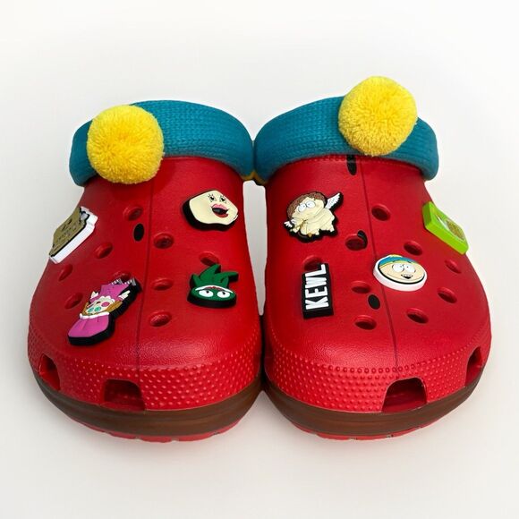 CROCS South Park Cartman Classic Clog 211500-90H Men’s 12 Slip On Red Blue New main image 4
